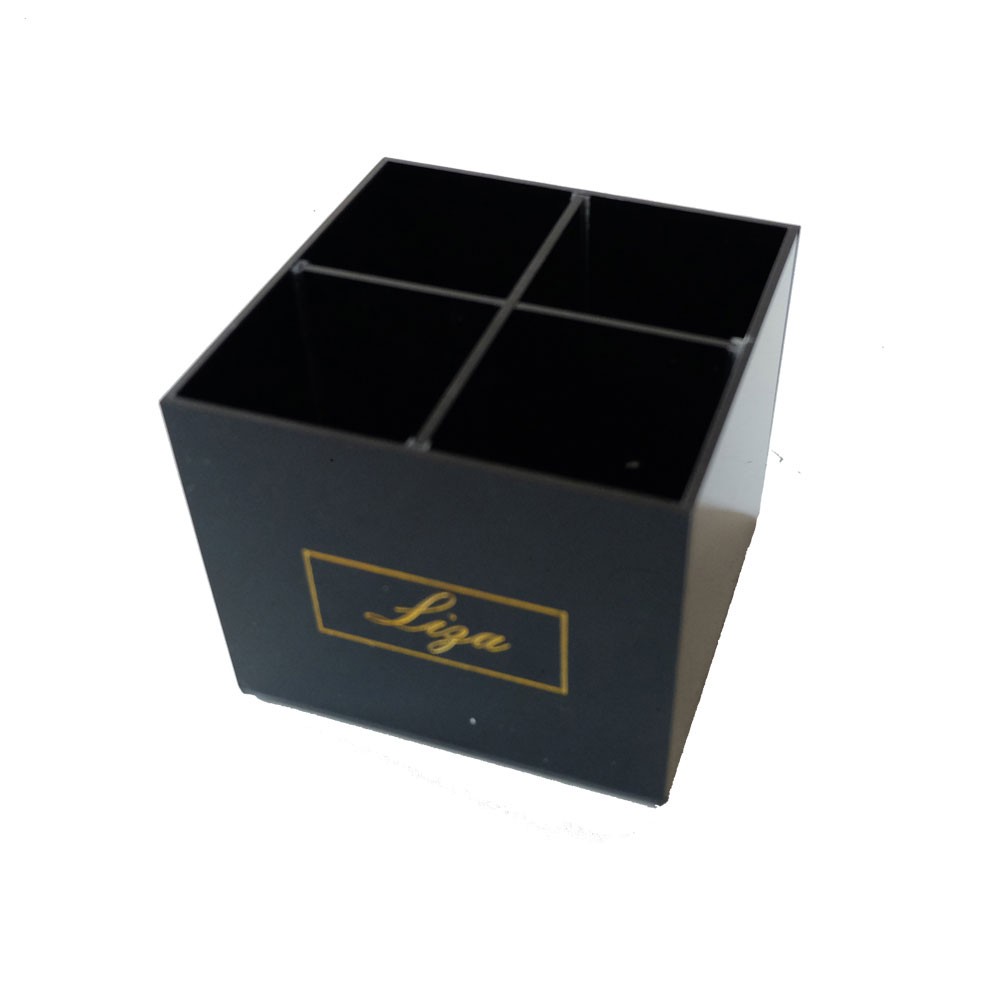Mitsuto Make-Up Brush Container / Tempat Kuas Akrilik / Acrylic Make Up Brush Organizer