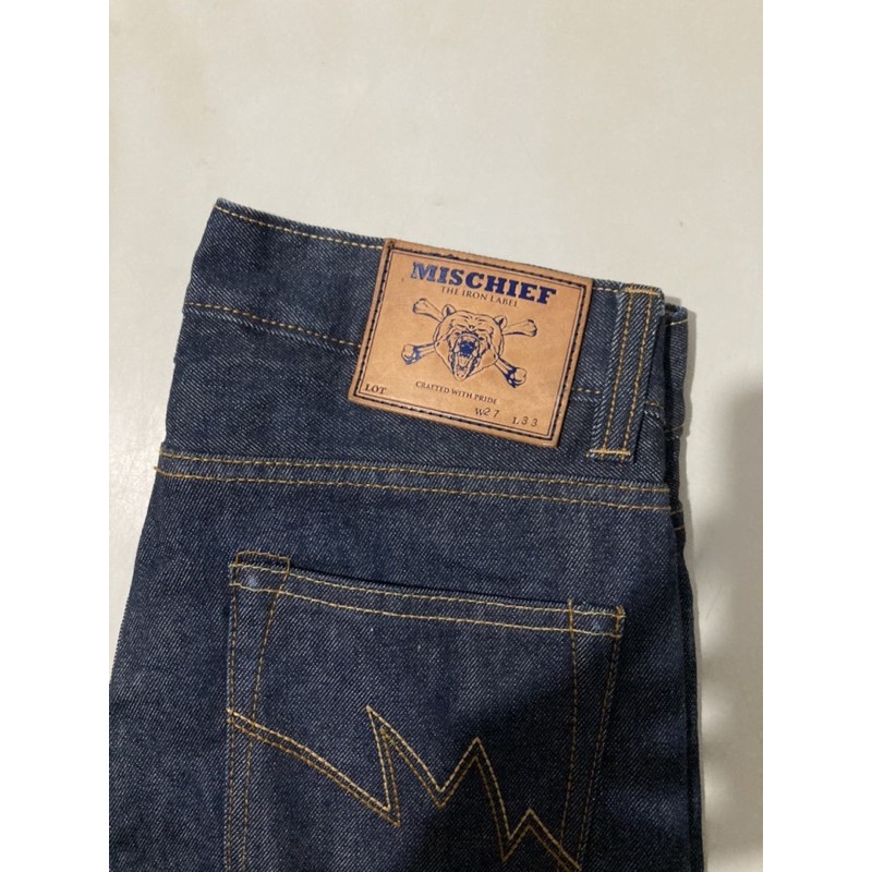 Celana Denim Mischief Selvedge- Preloved cowo - jeans bekas 14 oz