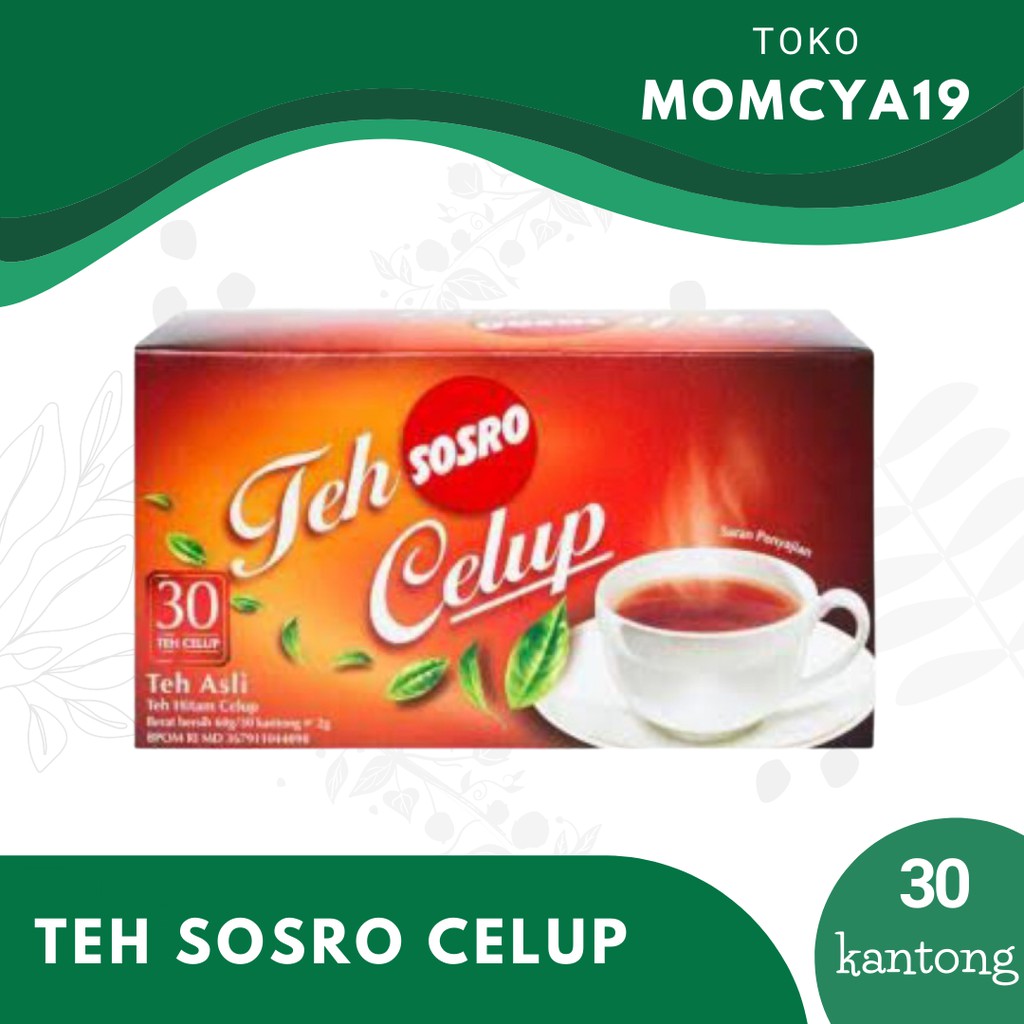 

TEH CELUP SOSRO 30 Kantong