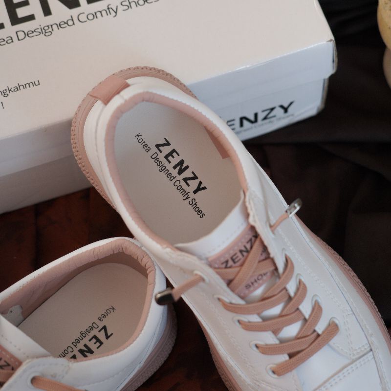Zenzy Lovas Shoes Korea Design - Sepatu Casual PU Karet-6