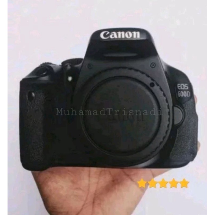 Camera Kamera DSLR Canon Eos 600D Body Only Hitam Murah