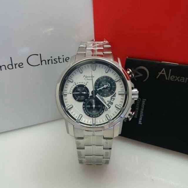 jam tangan pria alexandre christie chrono original