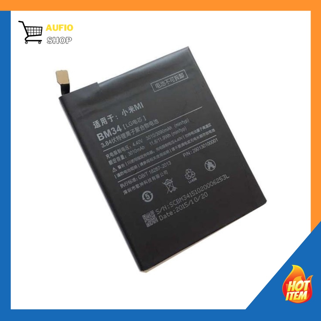 Baterai Xiaomi Mi Note Pro BM34 Original