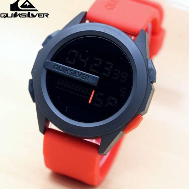 ✨SHOPEE MALL✨ New Model Jam Tangan Pria Quicksilver strap rubber Digital Water resist 