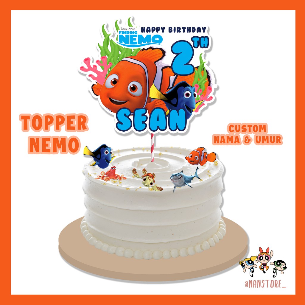 Topper Cake Custom Nemo