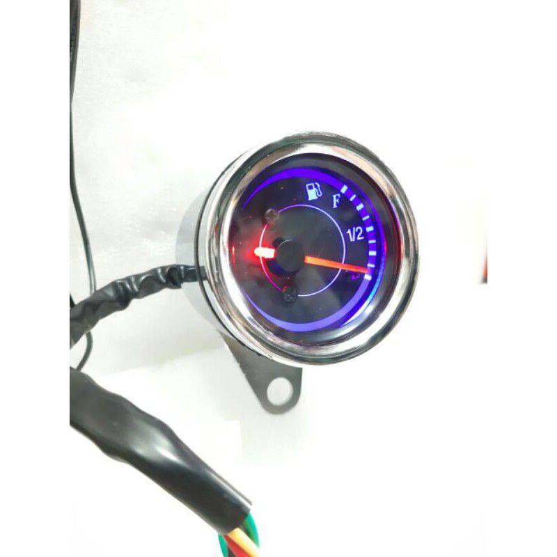 amper bensin/ full meter jarum LED variasi motor universal