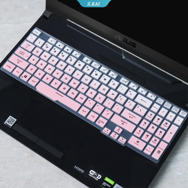 Case Pelindung Keyboard Gaming Bahan Silikon Transparan Tahan Air Untuk Asus Tuf A15 A17 FX506L FX706H FX506H F15 F17 Fa506ii Fa706ii 15.6