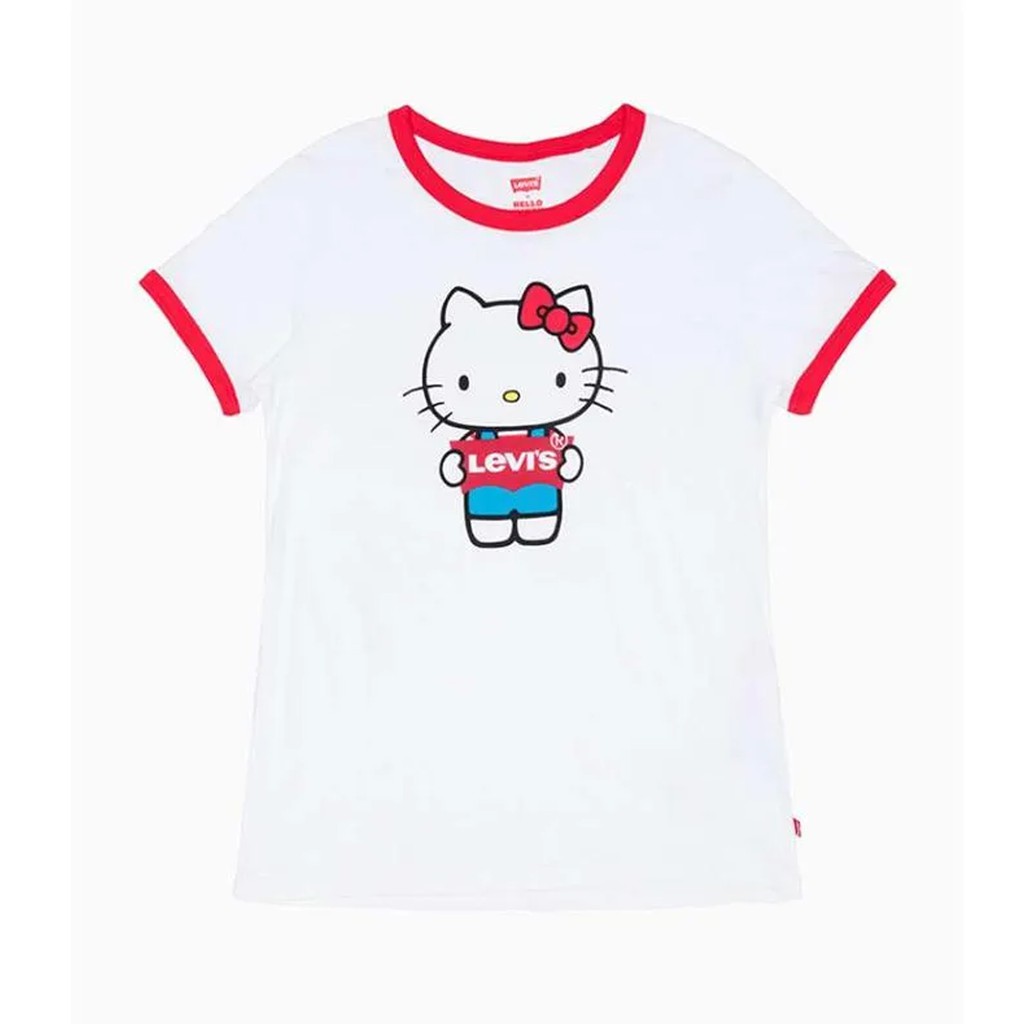 Kaos Levi's | Kaos Cewek | Hello Kitty | KLWHK - 1