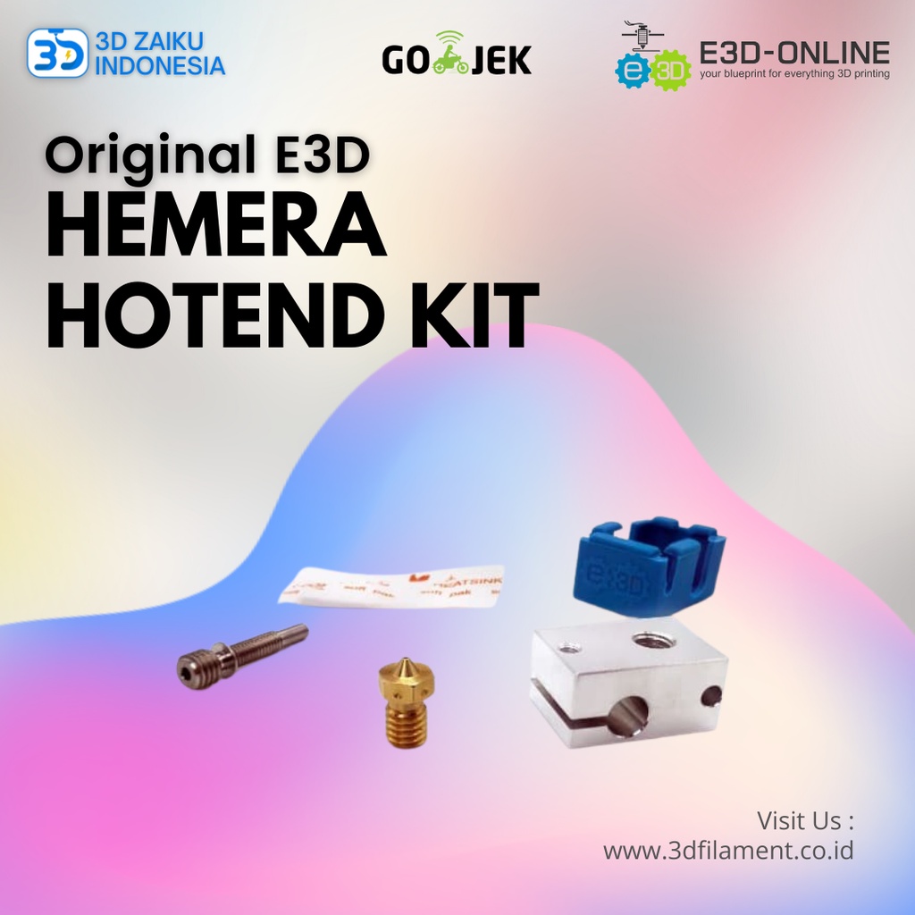 Original E3D Hemera Hotend Kit dari UK