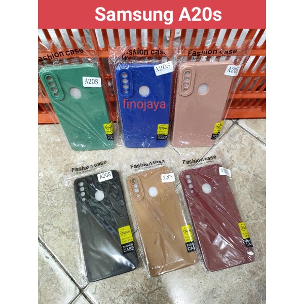 Softcase Samsung A20S Silikon Casing Selicon Case Macaron Pro Camera