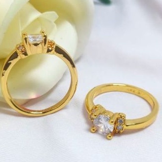 cincin mata satu kotak cincin diamond mas cincin xuping cincin wanita xuping cincin wanita cincin ce