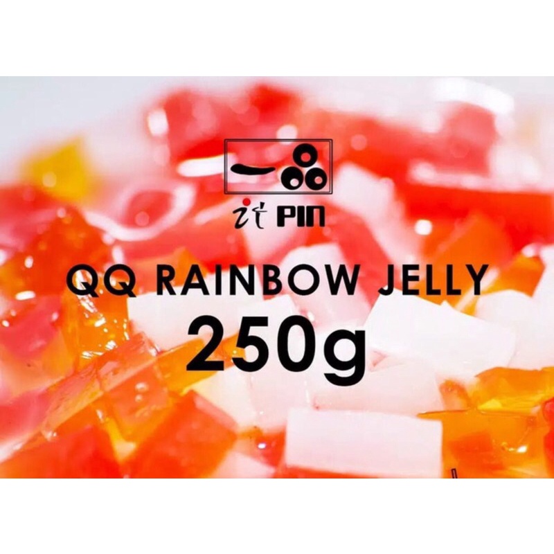 

Nata De Coco repack 250gr Rainbow Jelly Itpin Topping Minuman