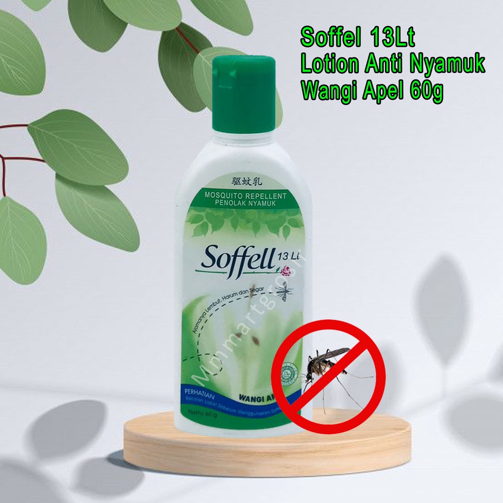 Soffell / Lotion Anti Nyamuk / Penolak Nyamuk / Wangi Apel 60g