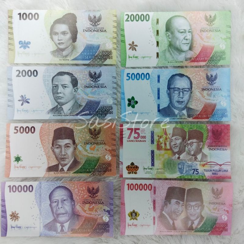 UANG MAINAN BARU, Uang mainan versi baru