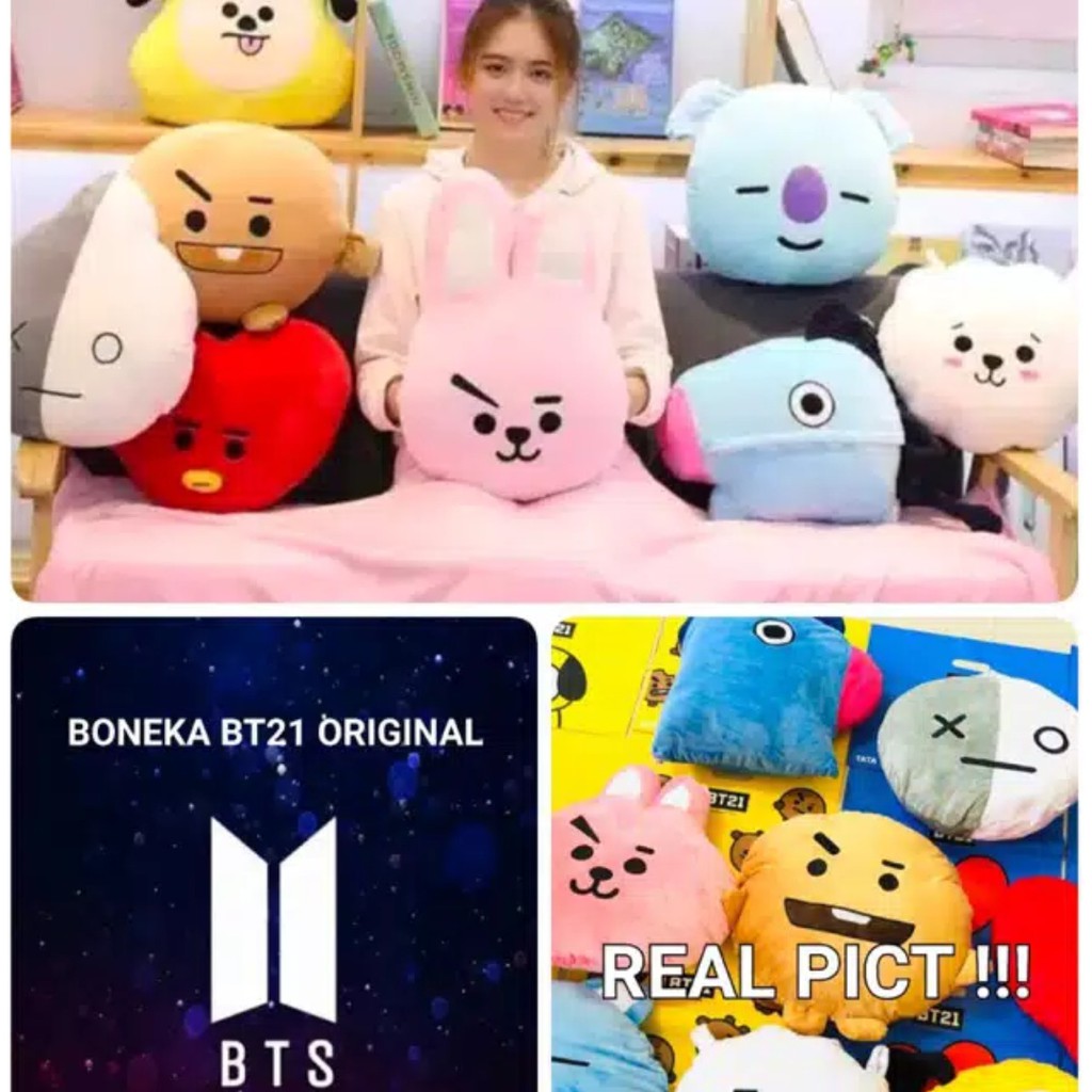  BONEKA  BTS ORIGINAL SNI BONEKA  KARAKTER BT21 BONEKA  