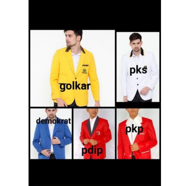 Jas Blazer partai democrat golkar PKS PDIP pkp