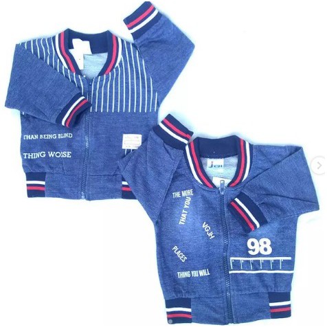 Jaket Bayi Laki-Laki/Jaket Bayi Newborn - 9 bulan/Baju Hangat Bayi