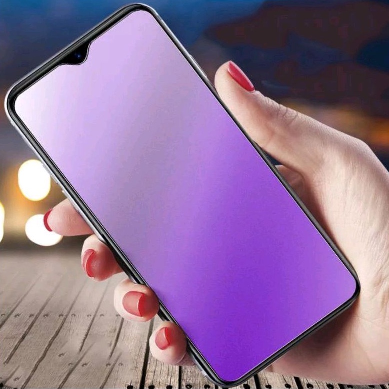 Samsung A03 Core TG BLUE TEMPEREDGLASS CERAMIC MATTE BLUE ANTI RADIASI Samsung A03 Core.
