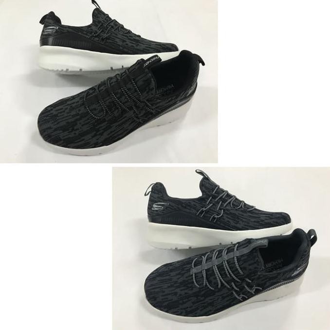 promo sepatu casual sketcher / skecher / skechers sneakers pria original - hitam, 44 terbaru