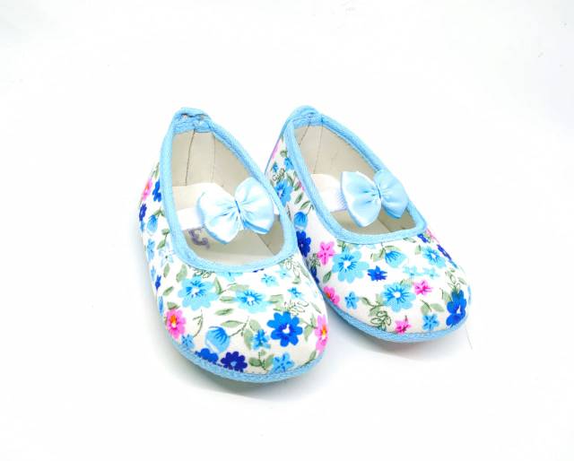 BABY SHOES FLAT FLOWER U 0-12 BULAN