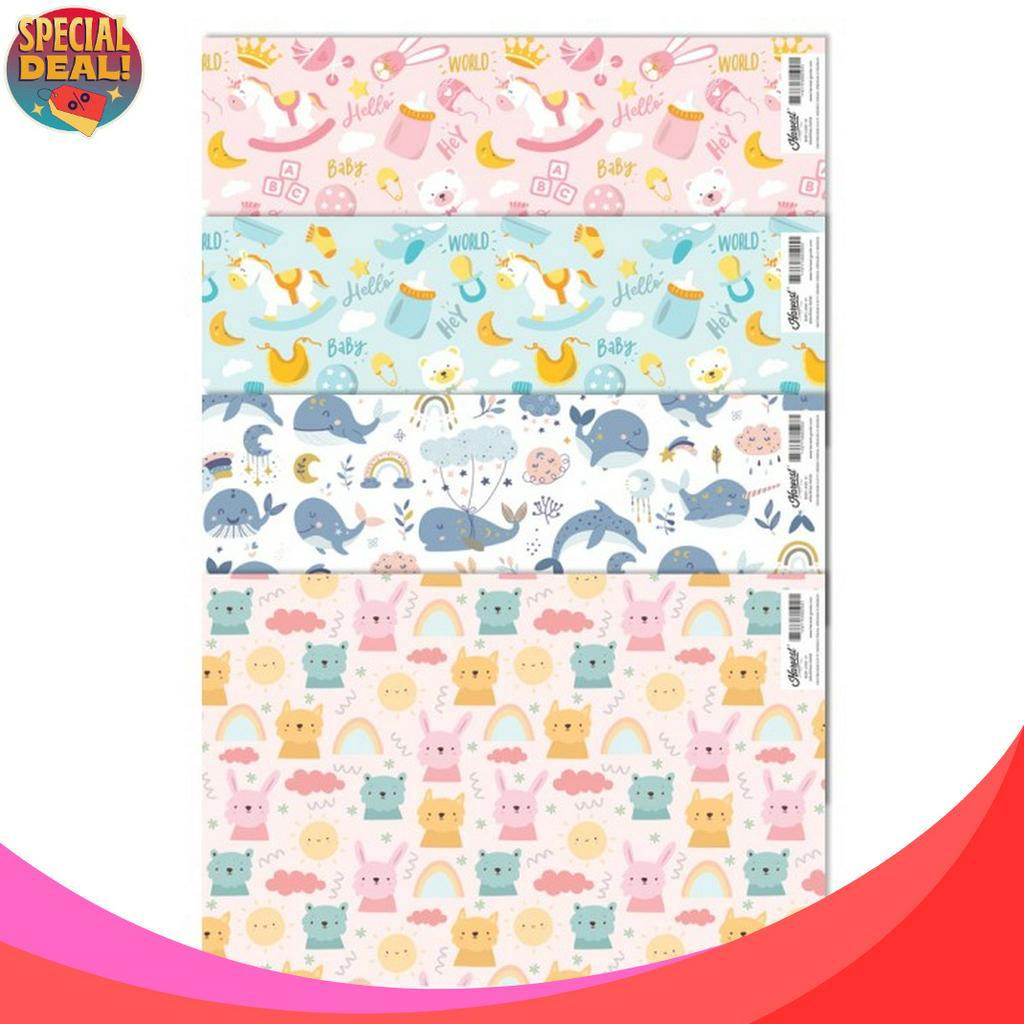 

BURUAN SERBU Kertas Kado Baby New Born Harvest isi 4 Baby Land