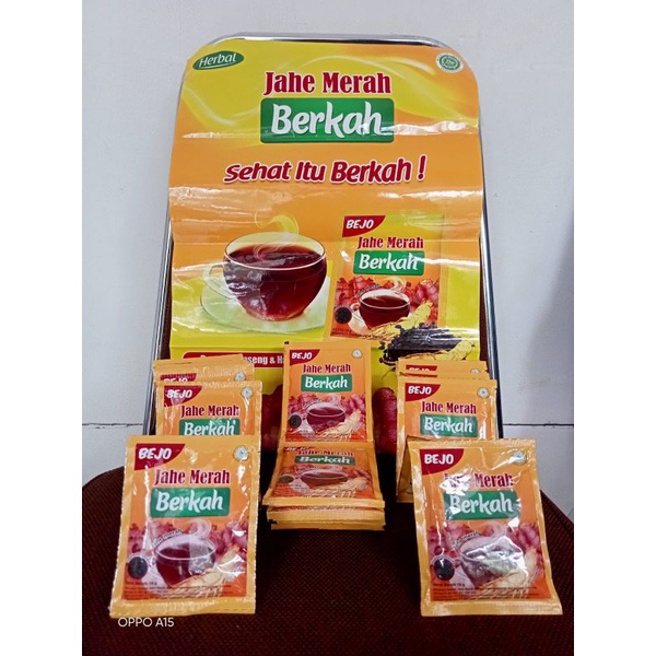 Bejo berkah jahe merah (satu renceng 12 sachet)