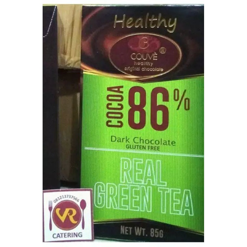 

Couve chocolate 86% greentea 85 gr