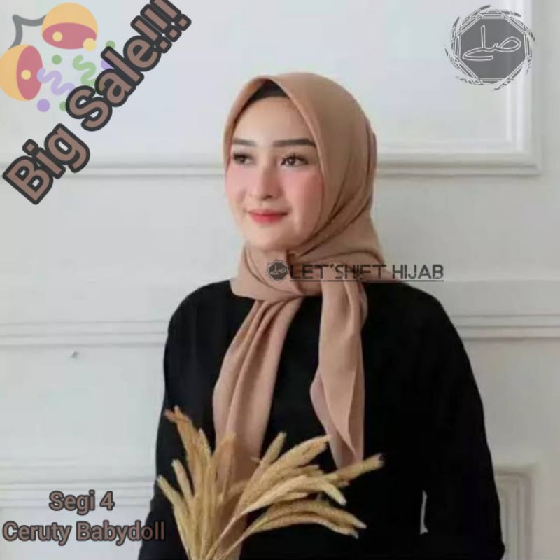 BIG SALE 5 Pcs SEGI EMPAT CERUTY BABY DOLL/ HARGA SPECIAL/SEGI EMPAT MURAH/SEGI 4 PREMIUM