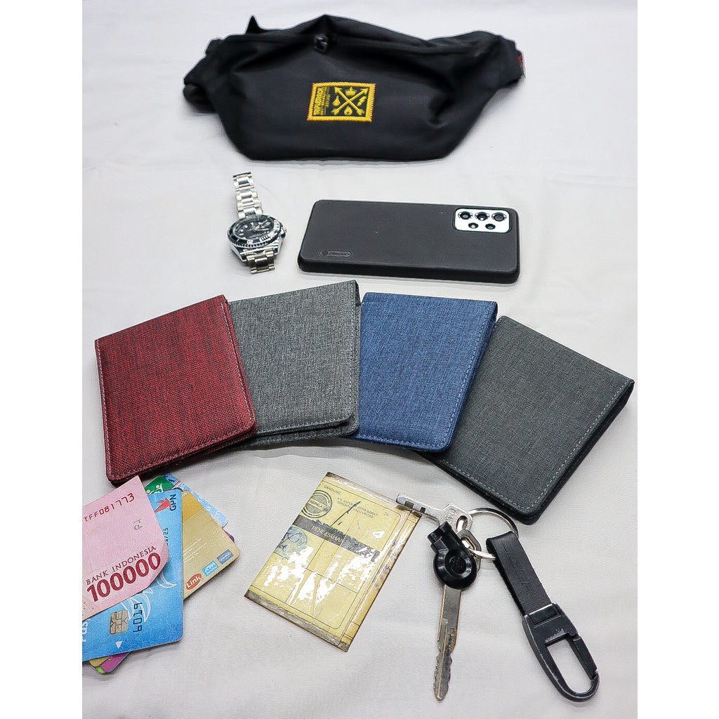 DOMPET KANVAS DOMPET PRIA KANVAS DOMPET KARTU DOMPET WALLET PRIA DOMPET KARTU COIN PRIA