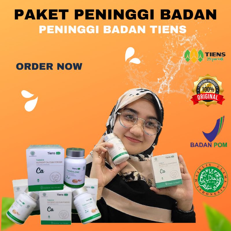 PENINGGI BADAN/PENINGGI BADAN TERBAIK/PENINGGI BADAN TIENS SUPLEMEN PENINGGI BADAN CALSIUM TIENS