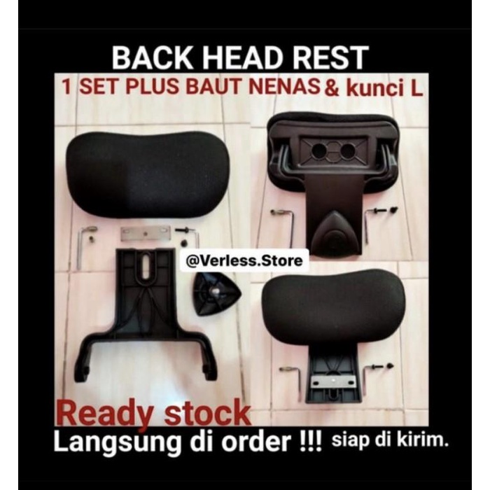 Herlin | Headrest Sandaran Kepala Kursi Kantor