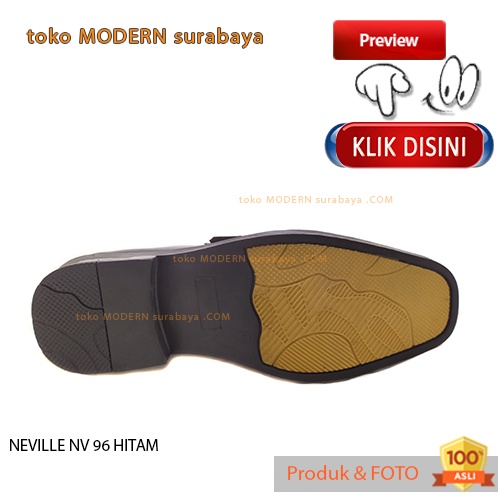 Sepatu pria sekolah sepatu pria pantovel casual NEVILLE NV 96 HITAM