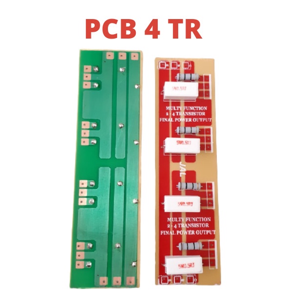 Terlaris PCB TR FINAL 4 TR / UNTUK 2 SET TRANSISTOR PINAL Keren