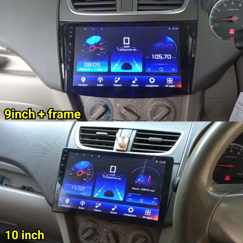 ERTIGA 2012-2017 | Headunit Android 10in 2/32gb,Voice Command,Wifi,DSP(Bonus Kamera Parkir & Socket PNP)-1