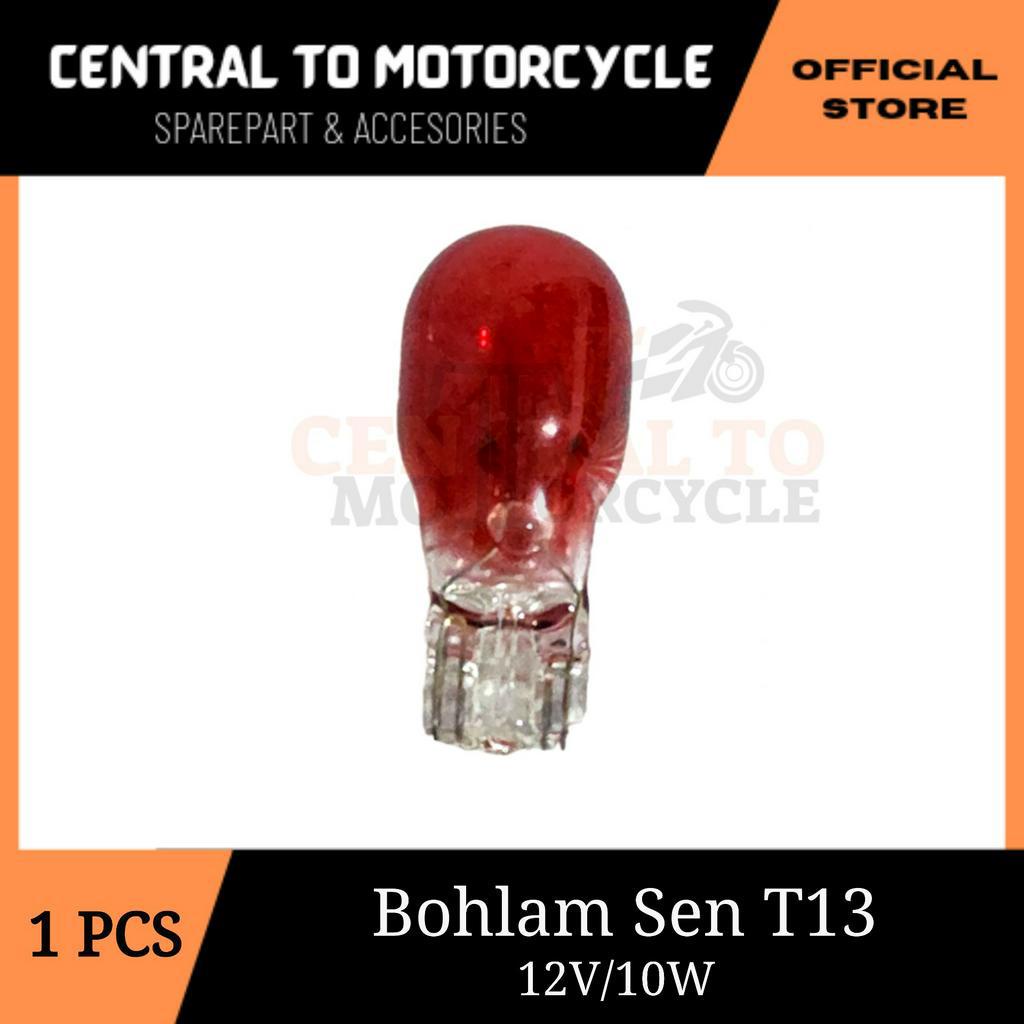 1 Buah Lampu Bohlam Sen T13 12V/10W Bisa Untuk Semua Motor