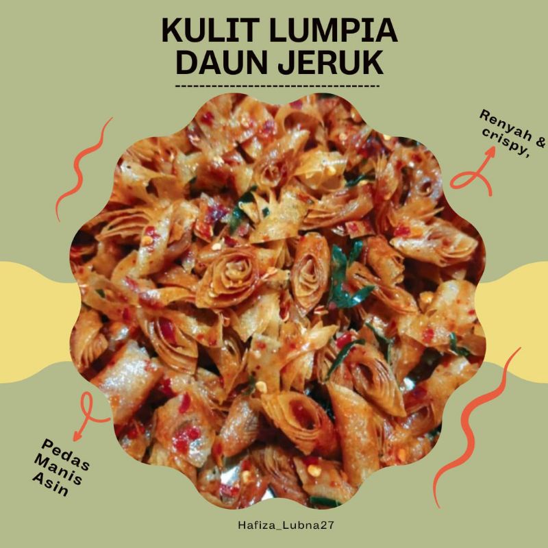 

Kulit Lumpia Pedas Manis Asin Daun Jeruk //Jajanan Viral