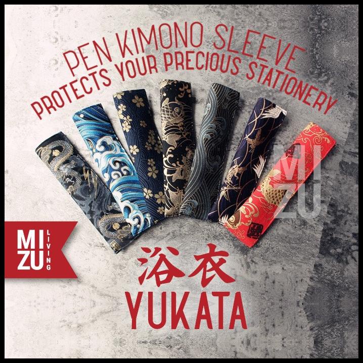

Vanila | Mizu Yukata Gold Pen Kimono Sleeve Pencil Case Fountain Pen Protector