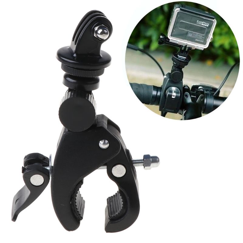 btsg Camera Tripod Mount+Adapter Handlebar Clamp Roll Bar For GoPro Hero 1 2 3 3+ New