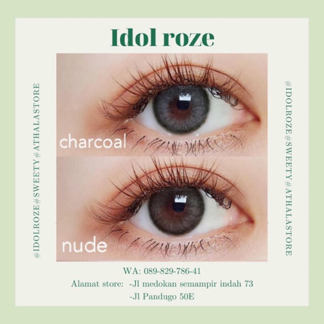 SOFTLENS IDOL ROZE TUTTY FRUITY/ NORMAL ONLY