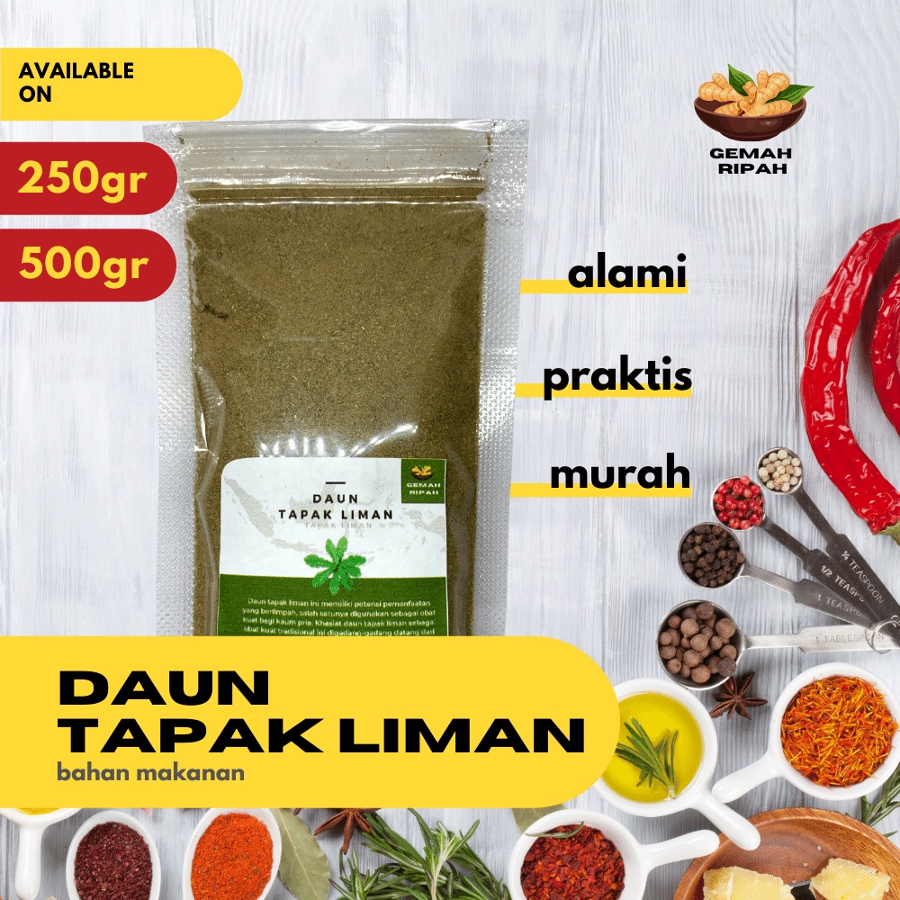 

Daun Tapak Liman Bubuk 250gram 500gram 1kg Daun Tapak Liman Original Kering Bubuk Premium Obat Pegal Linu Asam Urat Teh Herbal Jamu HerbalPenambah Stamina Obat Kumur Karang Gigi Obat Kencing Manis Ambeien Wasir Jamu Tradisional Antiseptik Jamu Godog