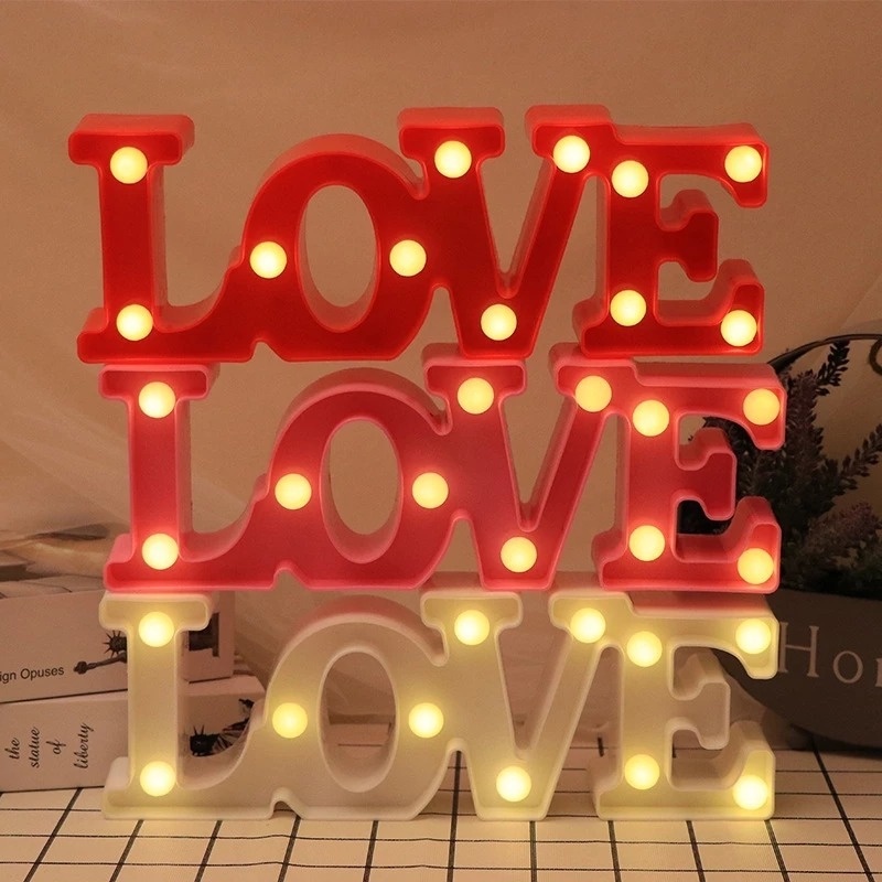 (Valentine 's Day Present) Lampu Neon Led 3d Bentuk Hati