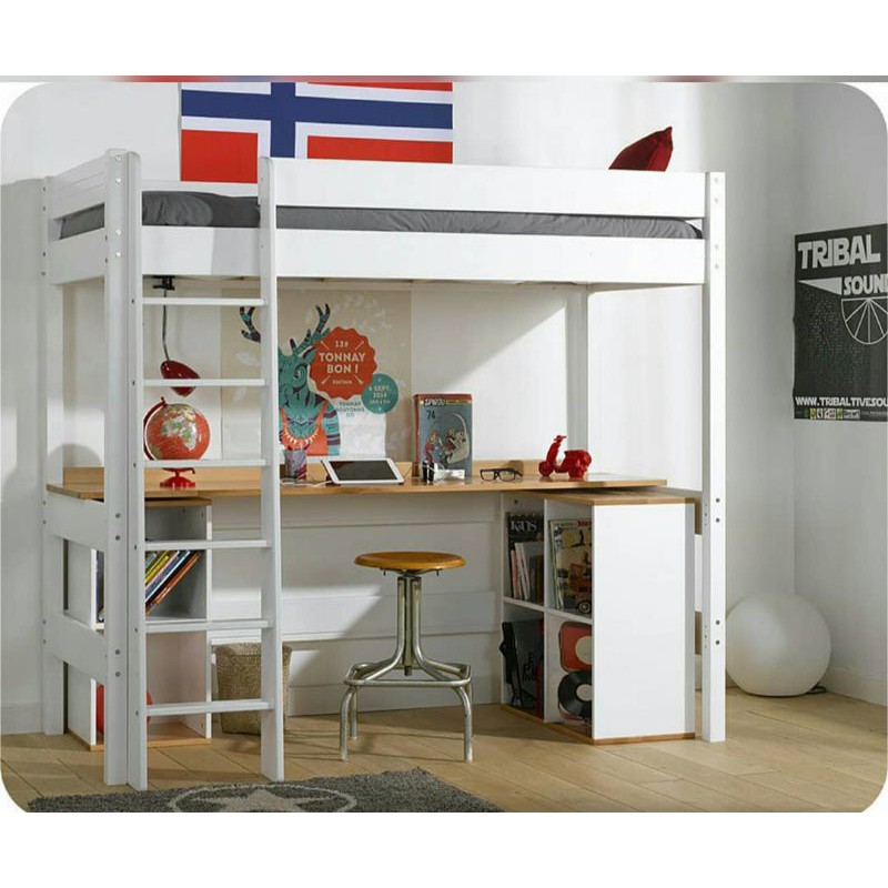 TEMPAT TIDUR TINGKAT ANAK MEJA BELAJAR