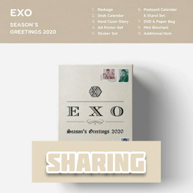 [READY] SHARING EXO Seasons Greetings SG 2020 BENEFIT