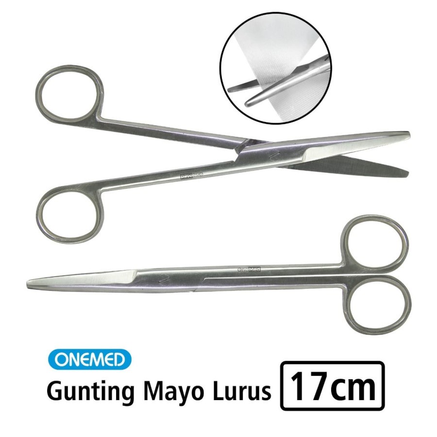 Gunting Mayo Lurus 17cm Onemed OJ