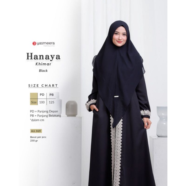 Hanaya Khimar by Yasmeera