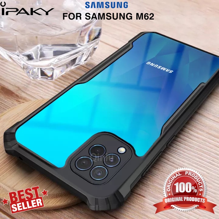 Samsung M62 Ipaky case soft bumper transparan original casing clear samsung m62