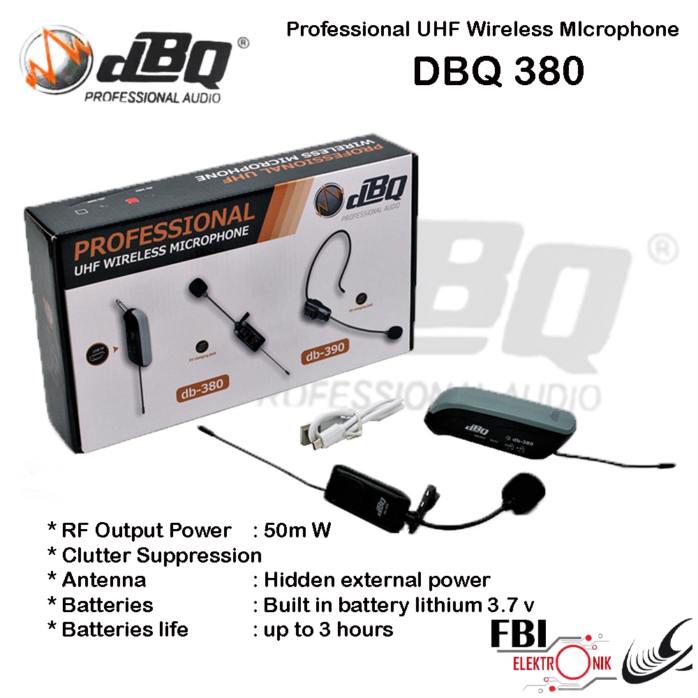 MIC DBQ DB 380 / MICROPHONE DBQ ORIGINAL DB-380
