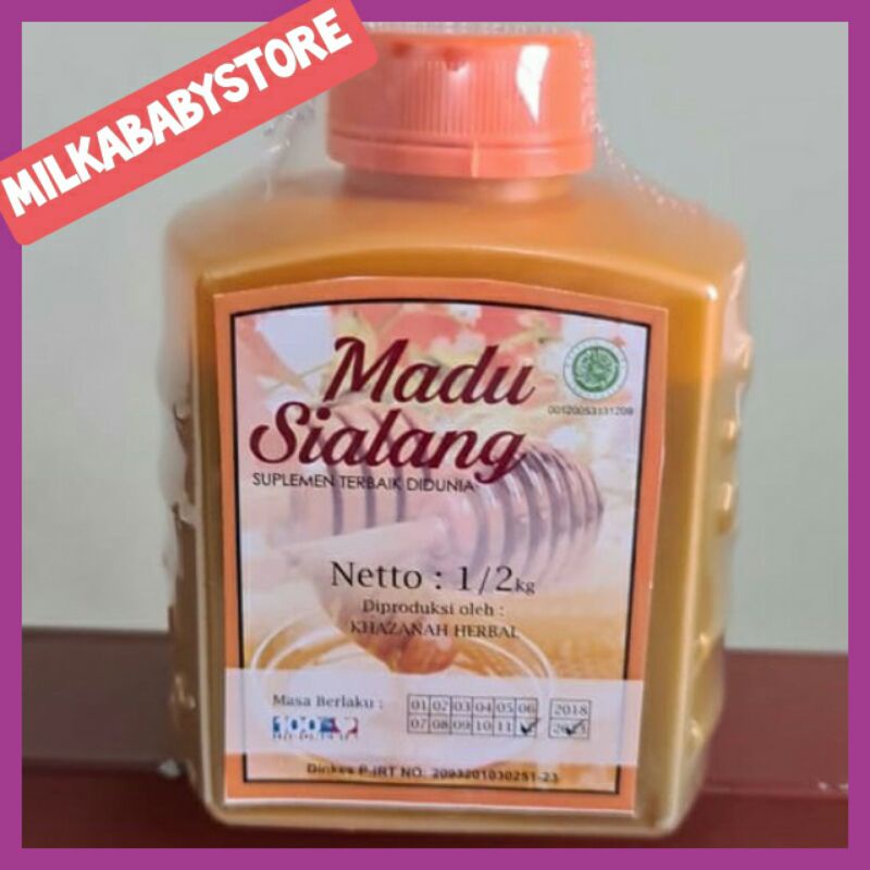 

MADU HUTAN SIALANG ASLI 100% NETTO 500GR/½KG