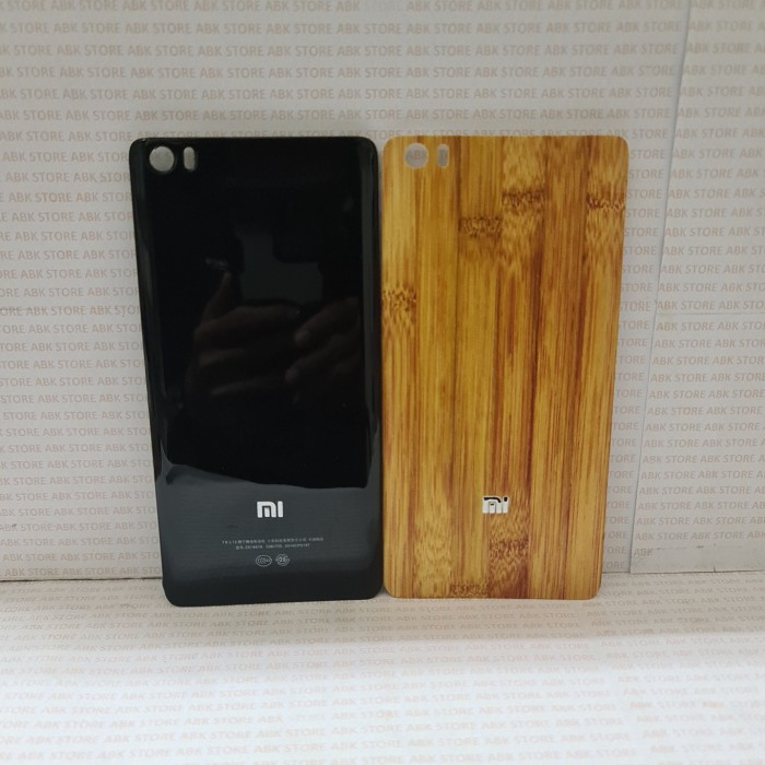 Backdoor Backcover Tutup belakang Back Casing Xiaomi Mi Note 1 LTE ORI - Black