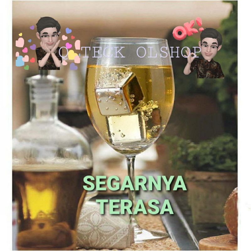 

ES BATU STAINLESS STEEL ICE CUBE FOOD GRADE REUSABLE PAKAI ULANG AMAN PRAKTIS EFFISIEN